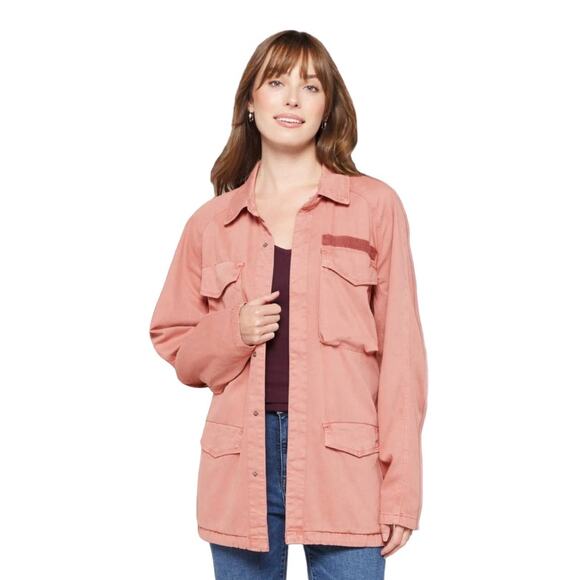 NWT! Pistola Briana Cotton Utility Overshirt Shacket - Size Large - Picture 1 of 11